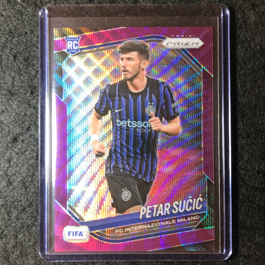 2025-26 Prizm FIFA PETAR SUCIC Rookie Purple Wave 30/49 #86