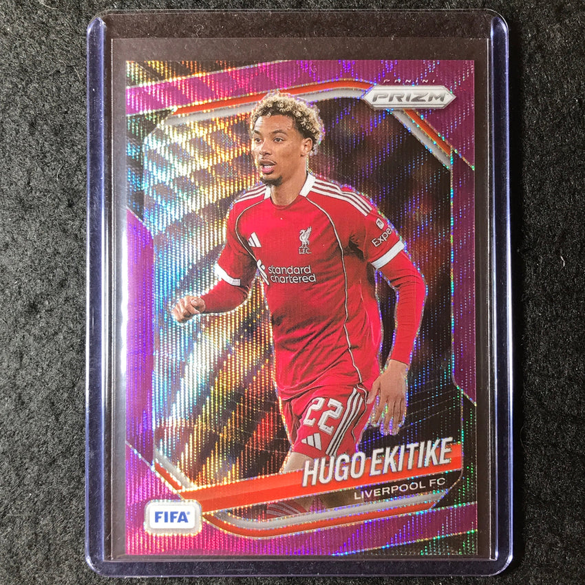 2025-26 Prizm FIFA HUGO EKITIKE Purple Wave 6/49 #97