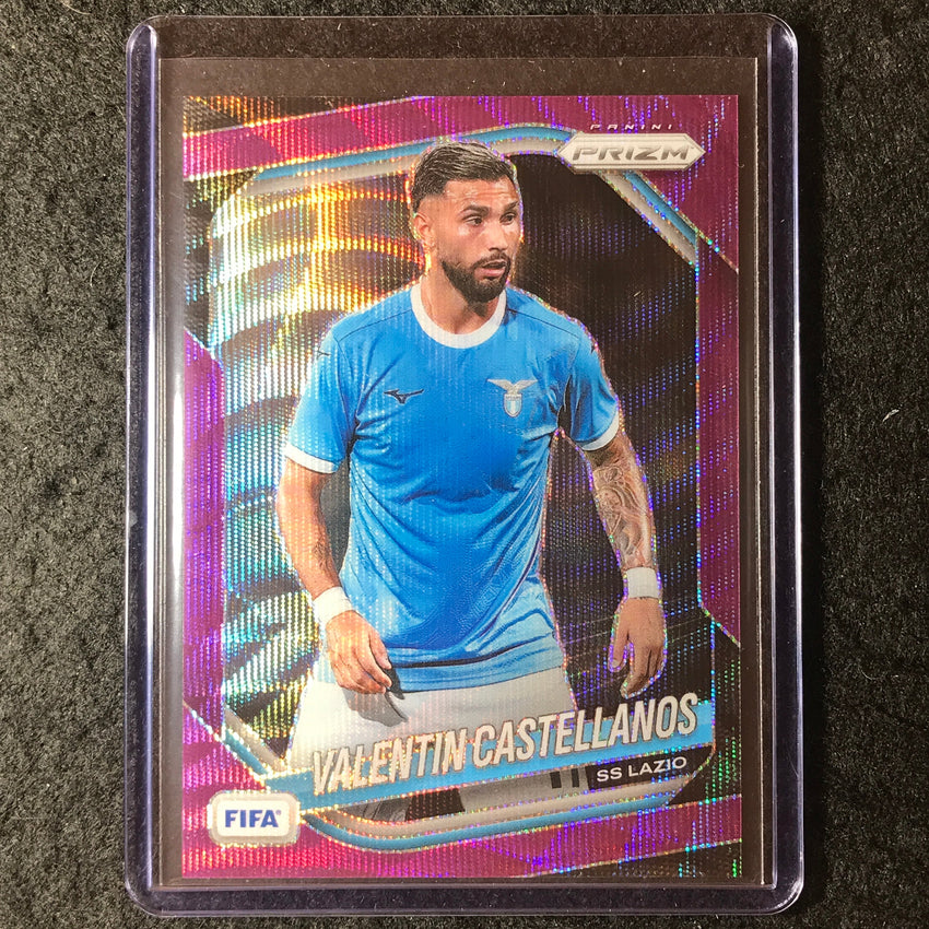 2025-26 Prizm FIFA VALENTIN CASTELLANOS Purple Wave 46/49 #119