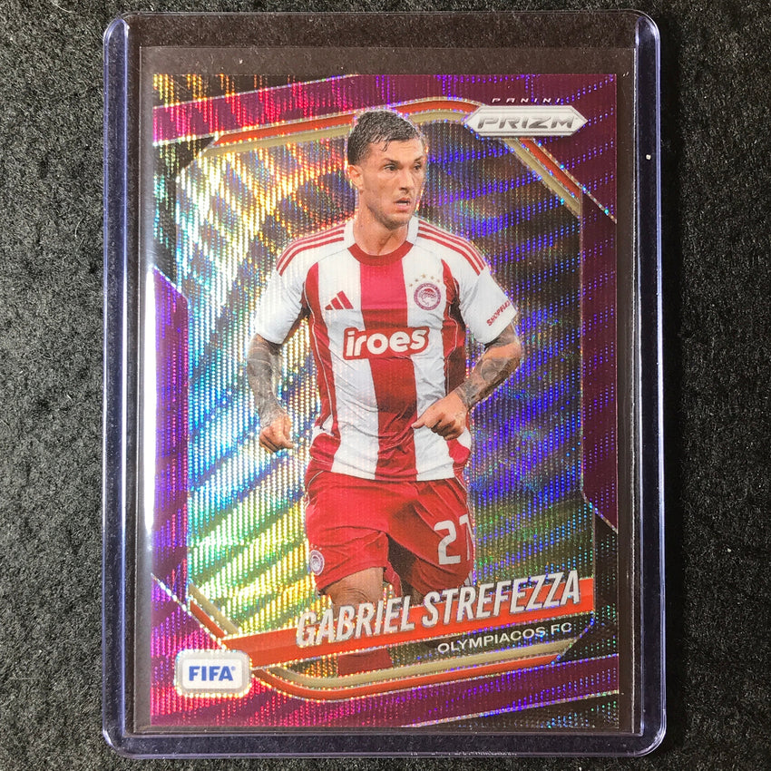 2025-26 Prizm FIFA GABRIEL STREFEZZA Purple Wave 30/49 #218
