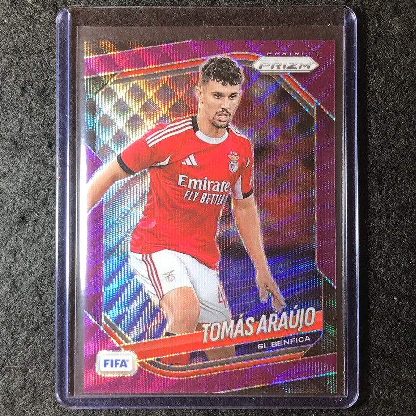 2025-26 Prizm FIFA TOMAS ARAUJO Purple Wave 39/49 #224