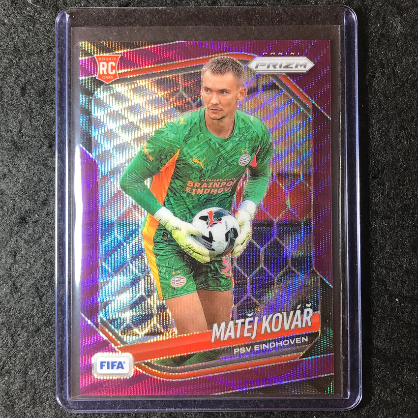 2025-26 Prizm FIFA MATEJ KOVAR Rookie Purple Wave 38/49 #278
