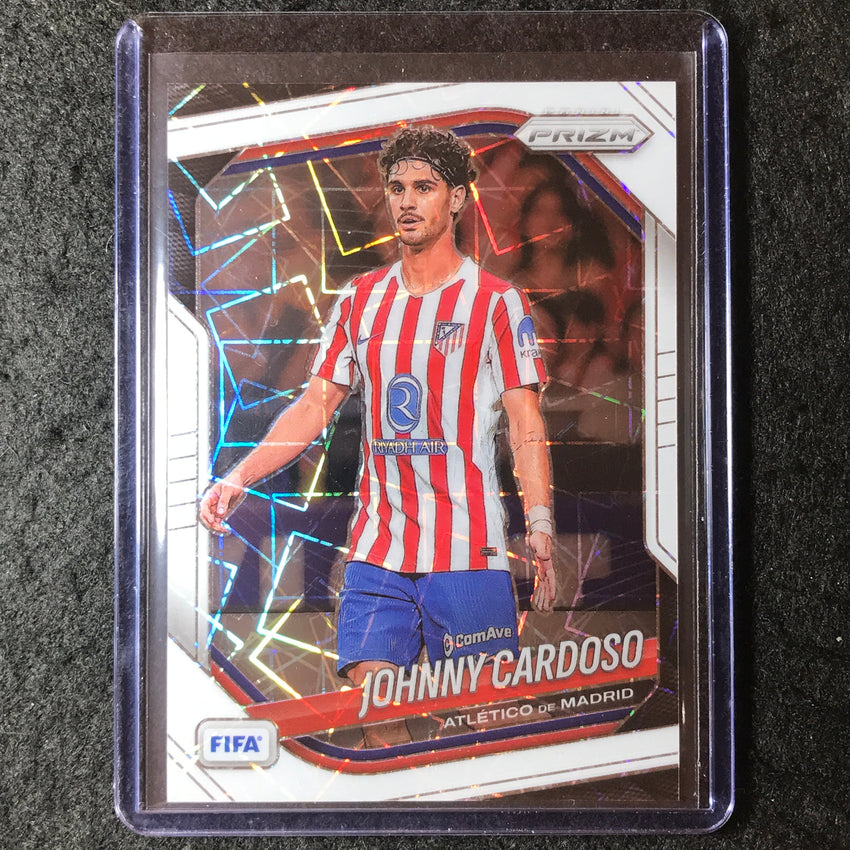 2025-26 Prizm FIFA JOHNNY CARDOSO White Lazer 15/25 #16
