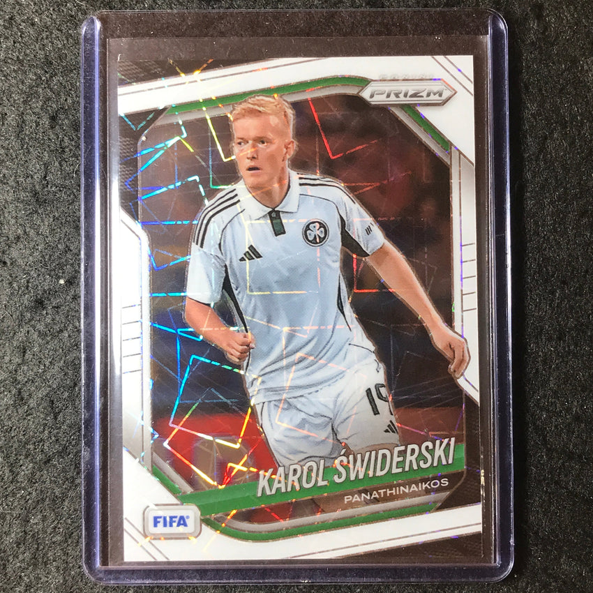 2025-26 Prizm FIFA KAROL SWIDERSKI White Lazer 3/25 #66