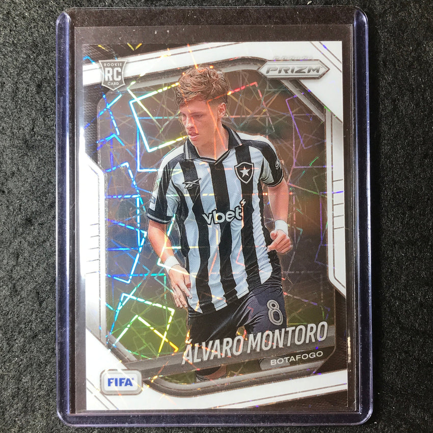 2025-26 Prizm FIFA ALVARO MONTORO Rookie White Lazer 17/25 #69
