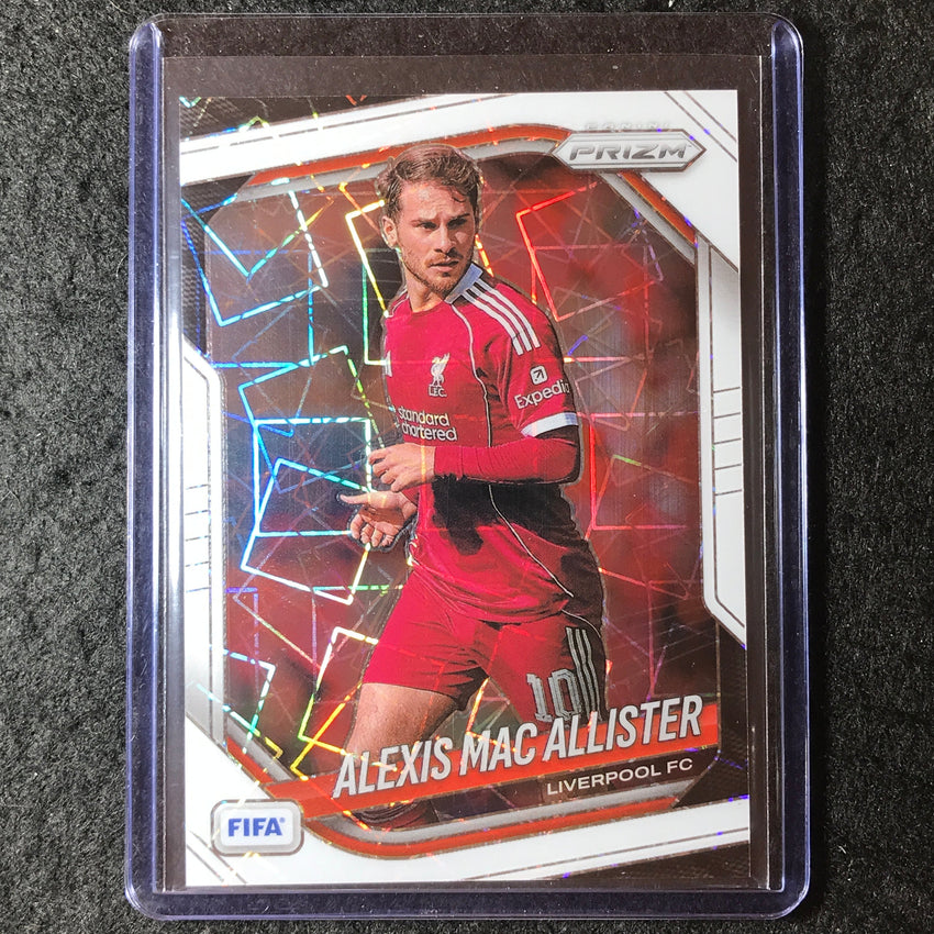 2025-26 Prizm FIFA ALEXIS MAC ALLISTER White Lazer 3/25 #91