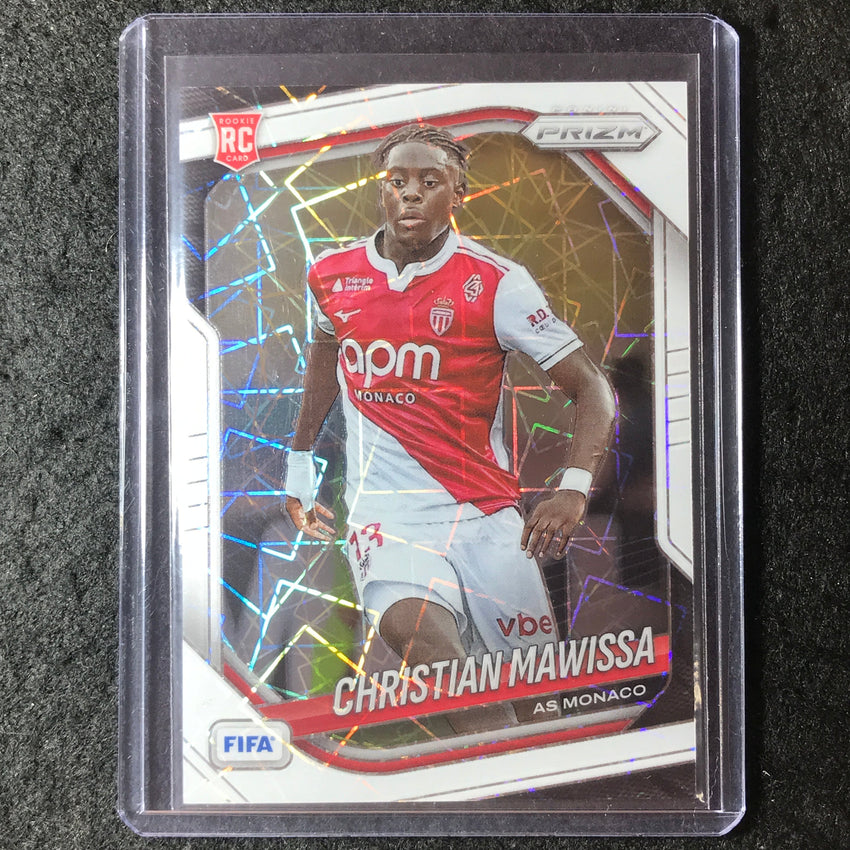 2025-26 Prizm FIFA CHRISTIAN MAWISSA Rookie White Lazer 5/25 #165