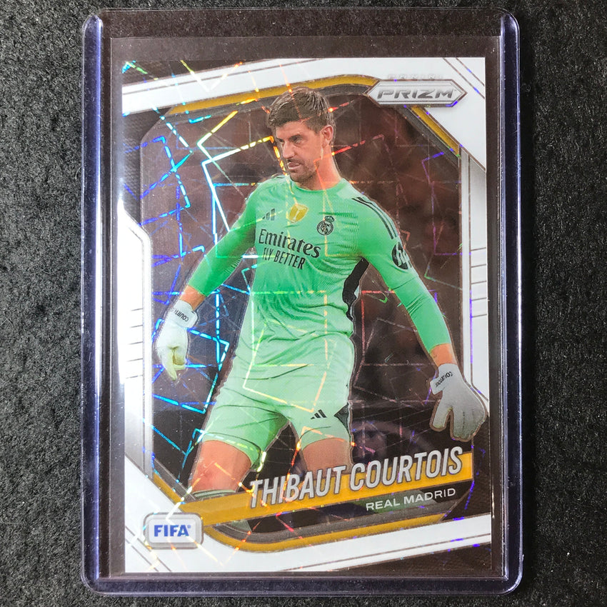 2025-26 Prizm FIFA THIBAUT COURTOIS White Lazer 11/25 #190