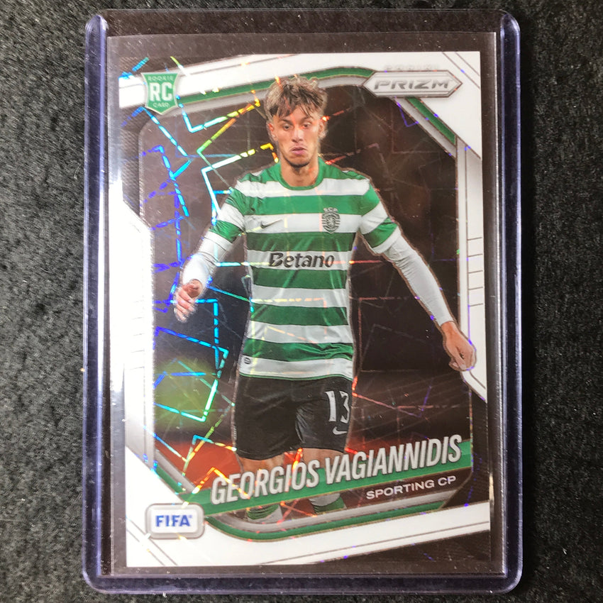 2025-26 Prizm FIFA GEOGIOS VAGIANNIDIS Rookie White Lazer 5/25 #290