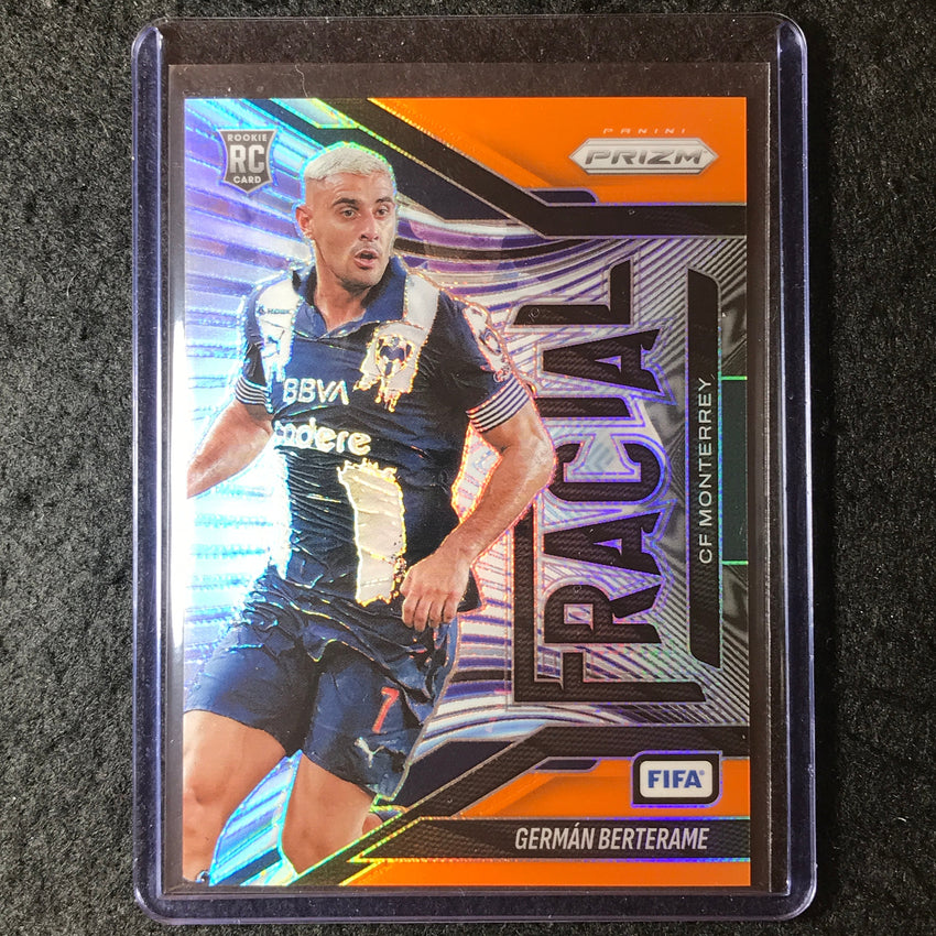 2025-26 Prizm FIFA GERMAN BERTERAME Rookie Fractal Orange 9/25