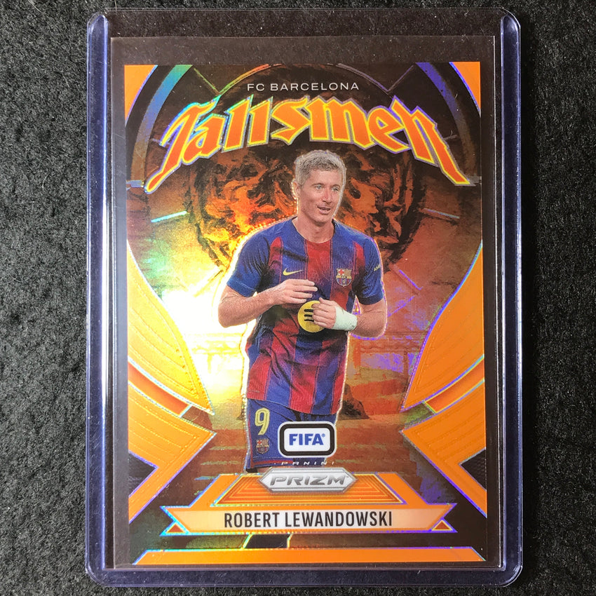 2025-26 Prizm FIFA ROBERT LEWANDOWSKI Talismen Orange 15/25