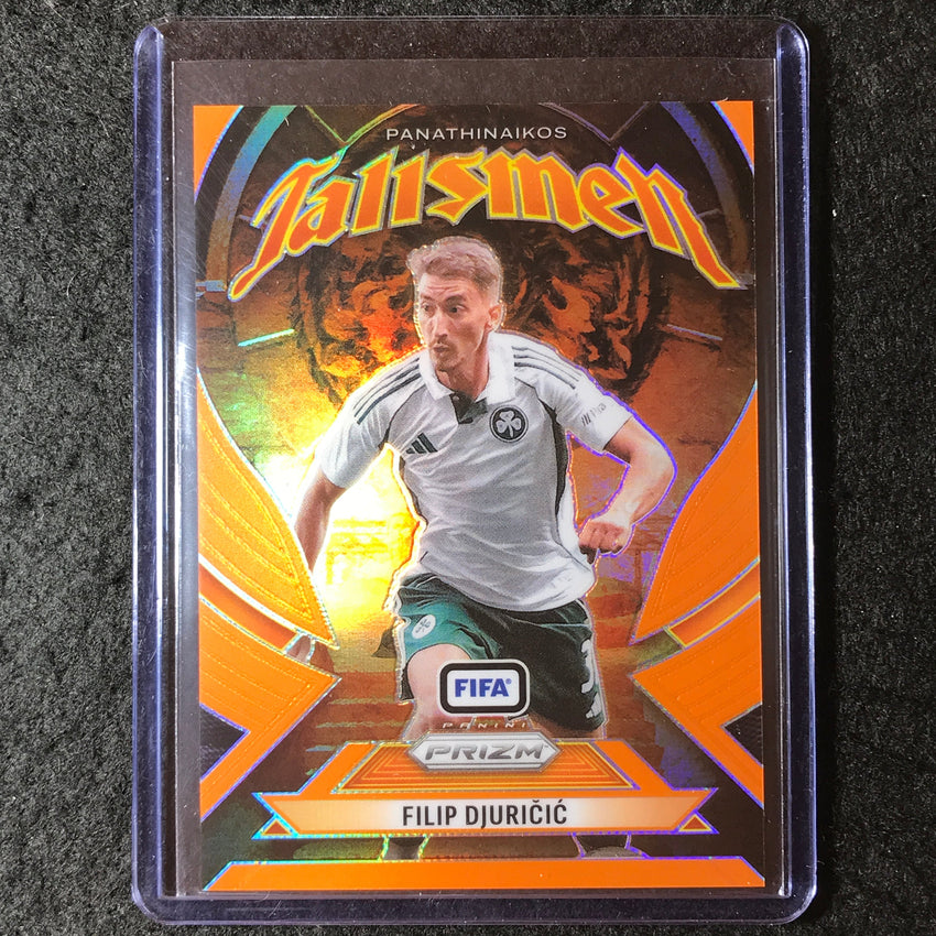 2025-26 Prizm FIFA FILIP DJURICIC Talismen Orange 1/25