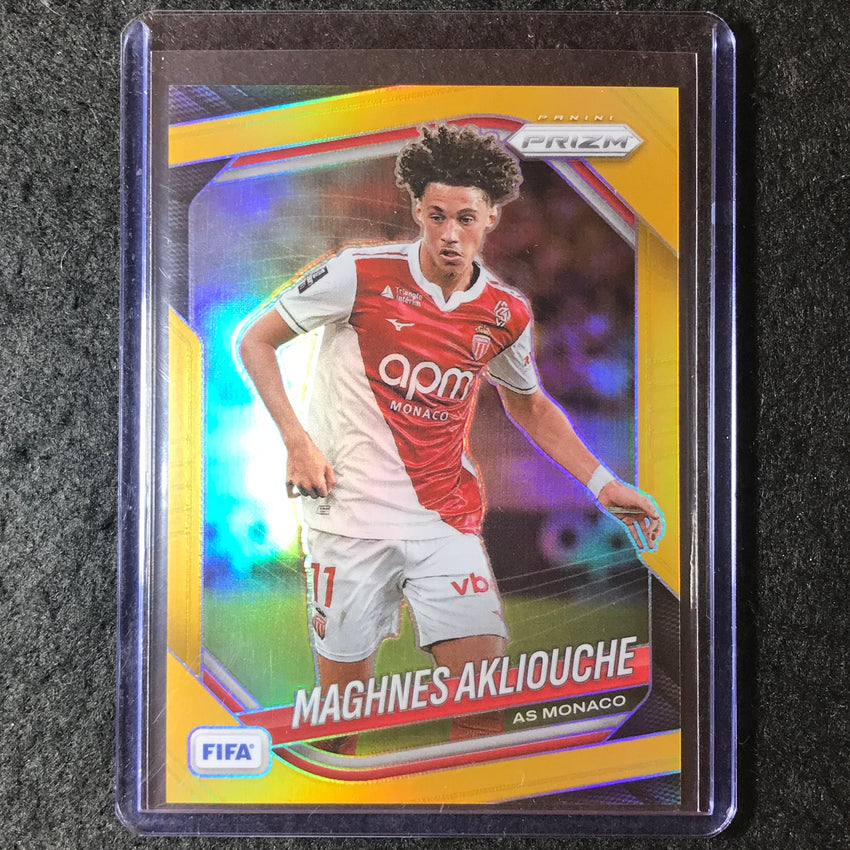 2025-26 Prizm FIFA MAGHNES AKLIOUCHE Gold Prizm 5/10