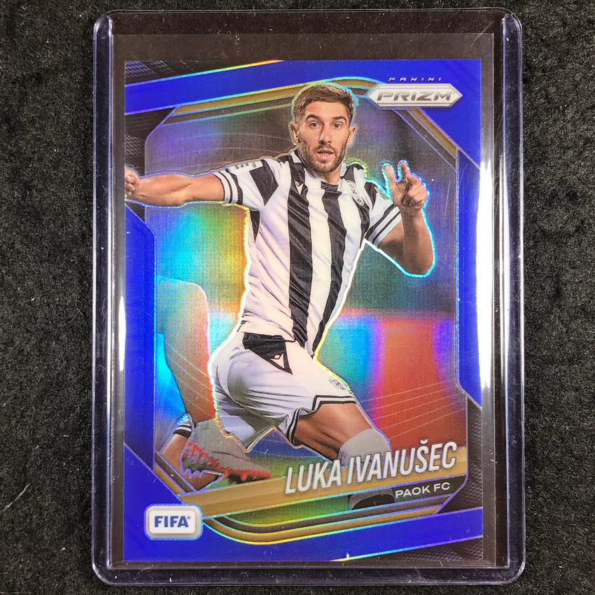 2025-26 Prizm FIFA LUKA IVANUSEC Blue Prizm /199 #46