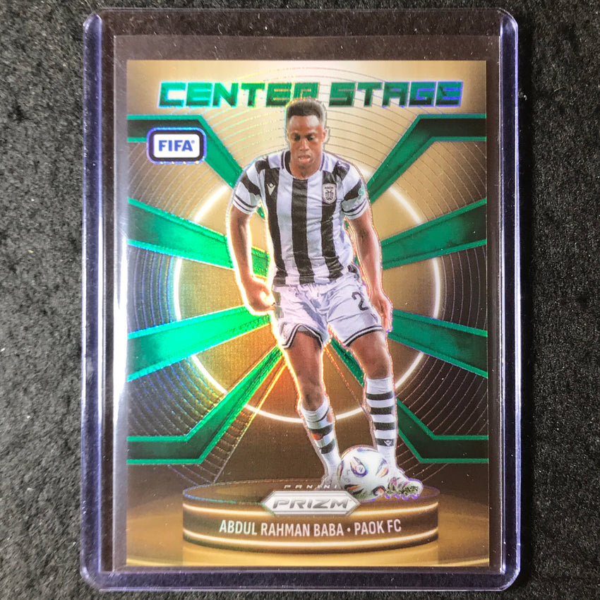 2025-26 Prizm FIFA ABDUL RAHMAN BABA Center Stage Green Prizm 5/5