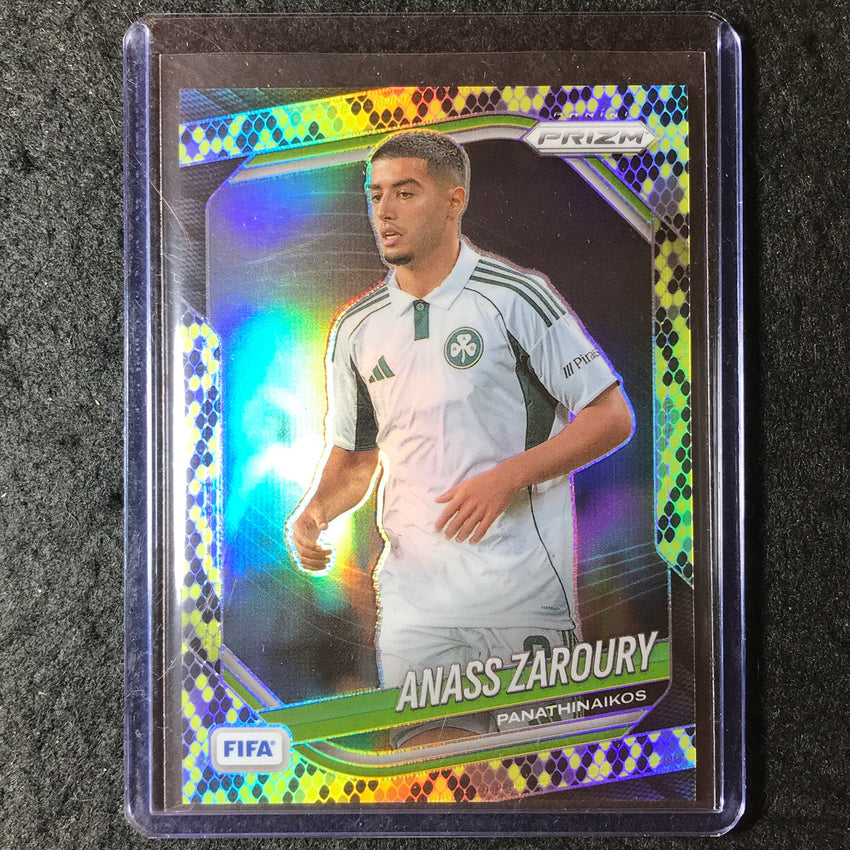 2025-26 Prizm FIFA ANASS ZAROURY Snakeskin Prizm SSP #65
