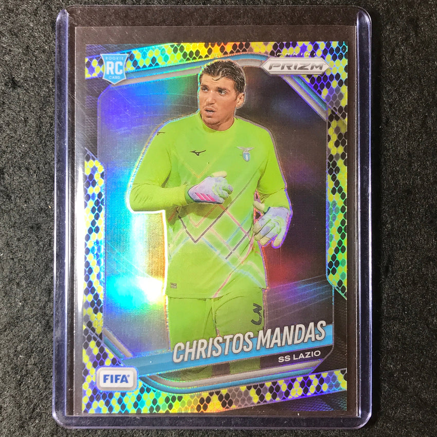 2025-26 Prizm FIFA CHRISTOS MANDAS Rookie Snakeskin Prizm SSP #127