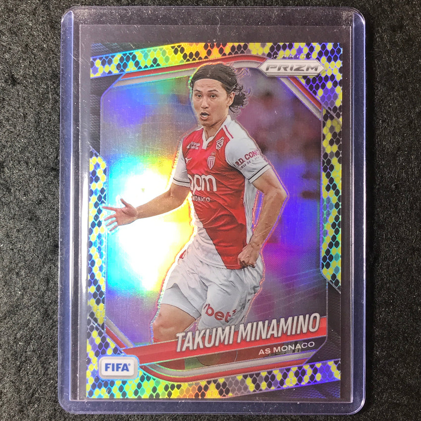 2025-26 Prizm FIFA TAKUMI MINAMINO Snakeskin Prizm SSP #167