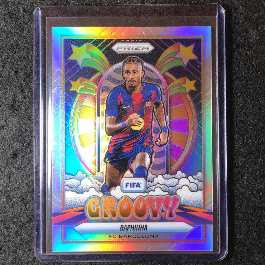 2025-26 Prizm FIFA RAPHINHA Groovy Silver Prizm SSP #4