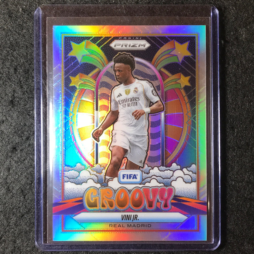 2025-26 Prizm FIFA VINI JR. Groovy Silver Prizm SSP #7