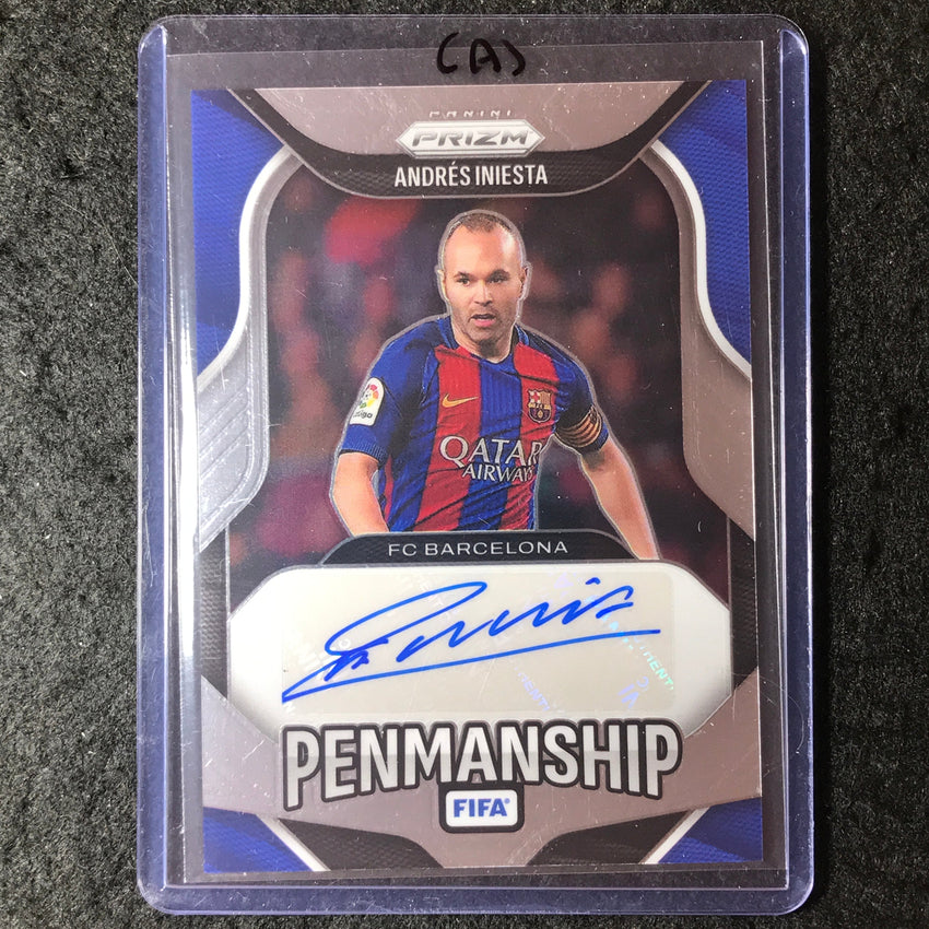 2025-26 Prizm FIFA ANDRES INIESTA Penmanship Auto Base #AI (A)