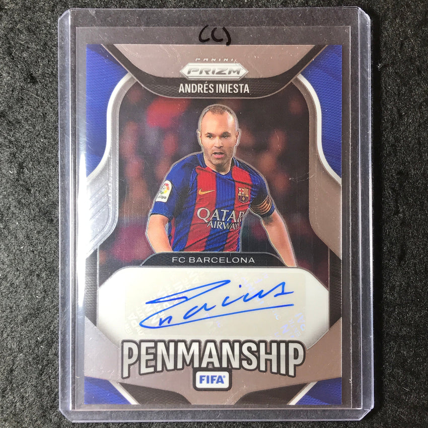 2025-26 Prizm FIFA ANDRES INIESTA Penmanship Auto Base #AI (C)