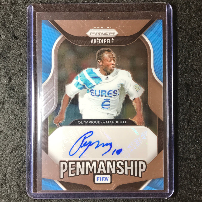 2025-26 Prizm FIFA ABEDI PELE Penmanship Auto Base #AP