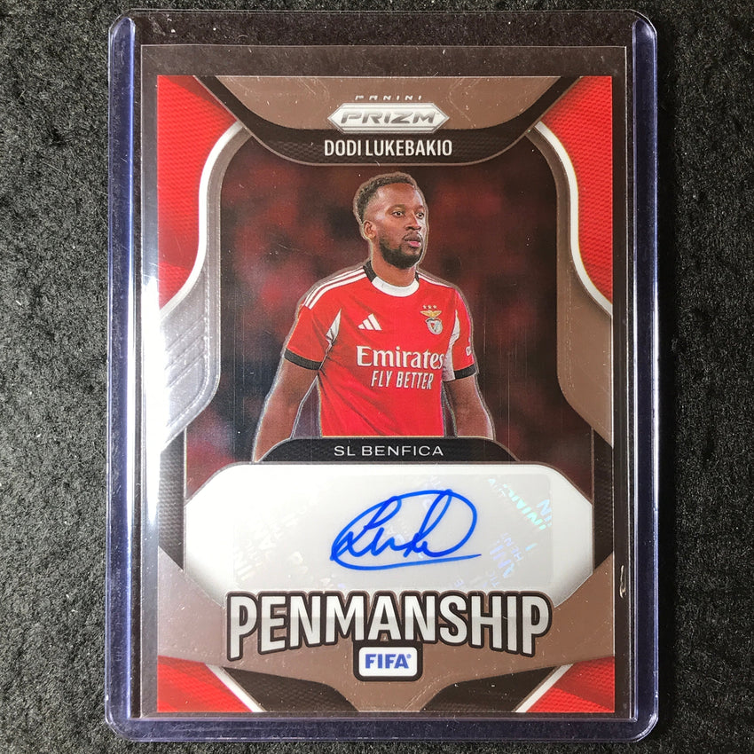 2025-26 Prizm FIFA DODI LUKEBAKIO Penmanship Auto Base #DL