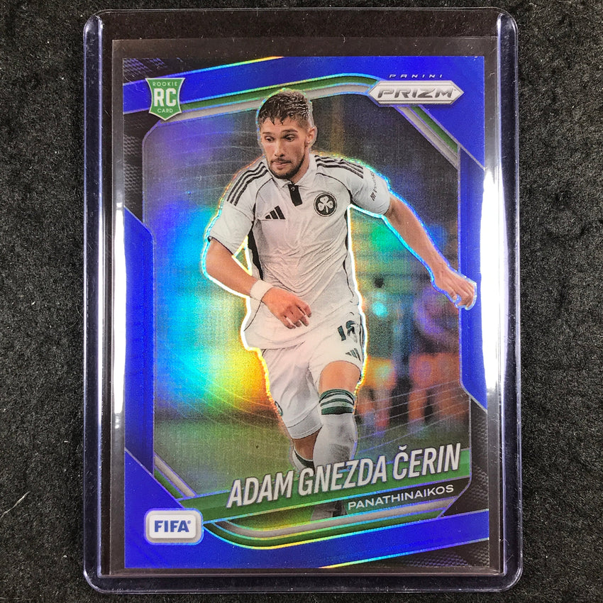 2025-26 Prizm FIFA ADAM GNEZDA CERIN Rookie Blue Prizm /199 #61