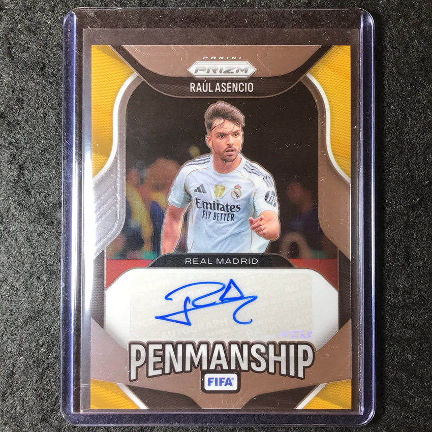 2025-26 Prizm FIFA RAUL ASENCIO Penmanship Auto Base #RA