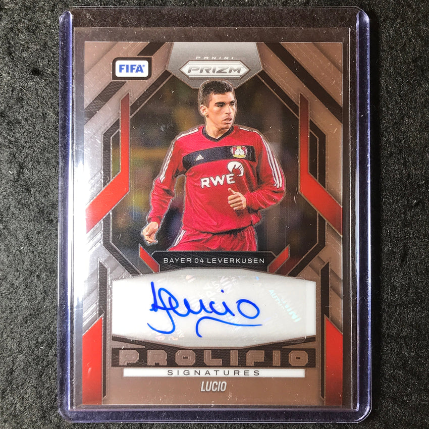 2025-26 Prizm FIFA LUCIO Prolific Signatures Auto Base #L
