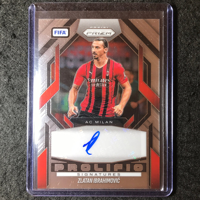 2025-26 Prizm FIFA ZLATAN IBRAHIMOVIC Prolific Signatures Auto Base #ZI