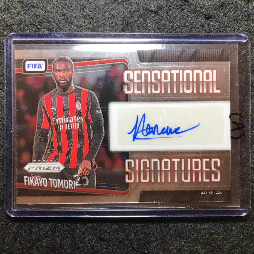 2025-26 Prizm FIFA FIKAYO TOMORI Sensational Signatures Auto Base #FT (A)