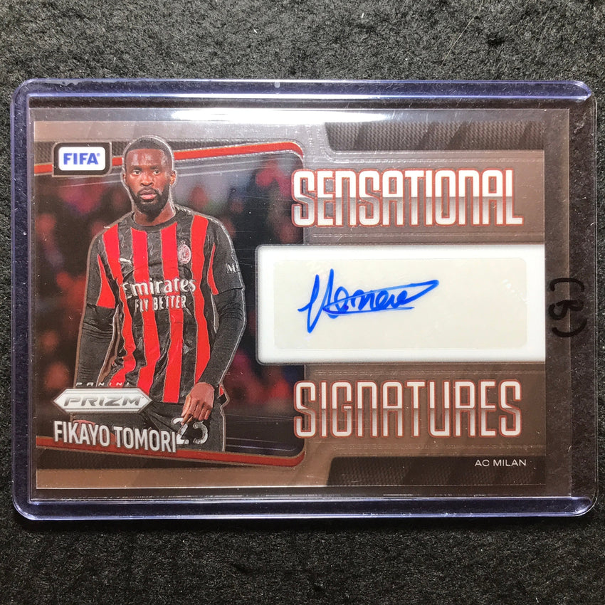 2025-26 Prizm FIFA FIKAYO TOMORI Sensational Signatures Auto Base #FT (B)