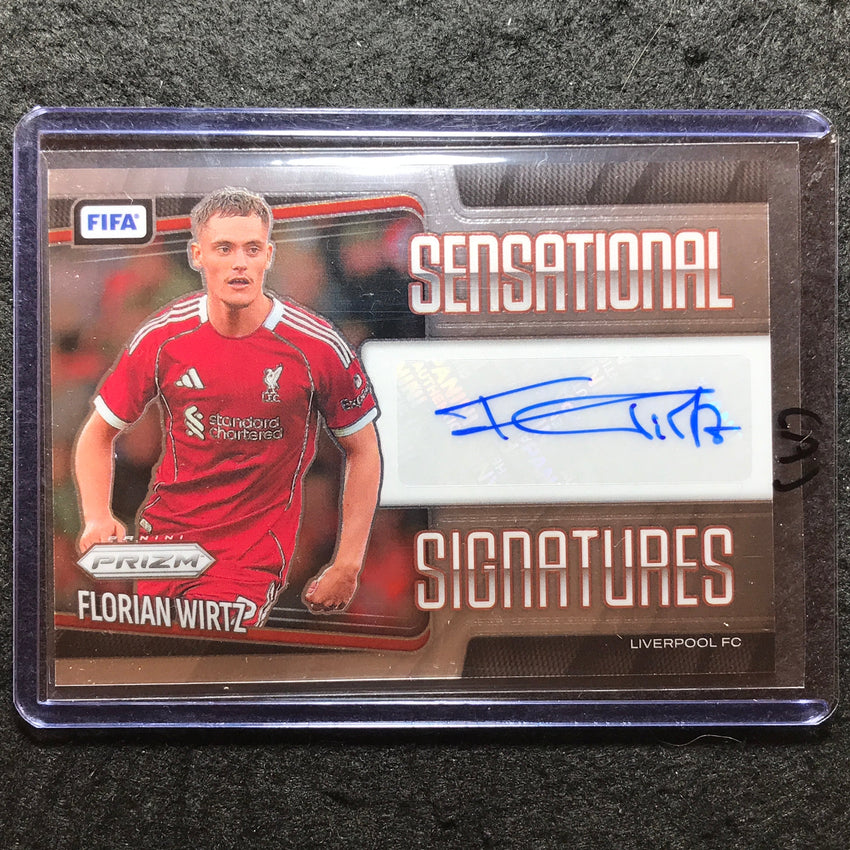 2025-26 Prizm FIFA FLORIAN WIRTZ Sensational Signatures Auto Base #FW (A)