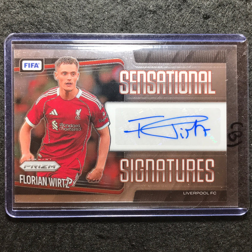 2025-26 Prizm FIFA FLORIAN WIRTZ Sensational Signatures Auto Base #FW (B)