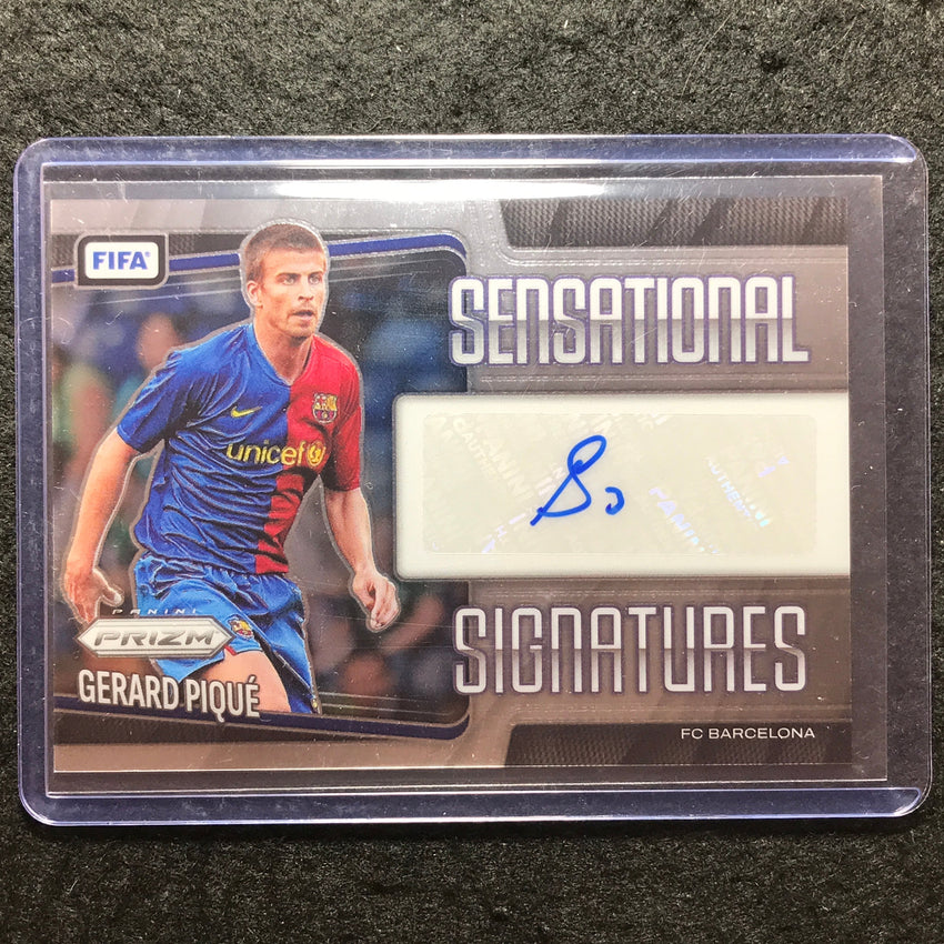 2025-26 Prizm FIFA GERARD PIQUE Sensational Signatures Auto Base #GP