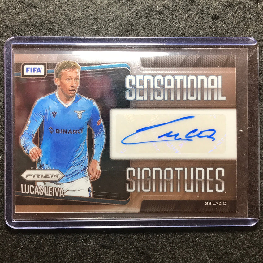 2025-26 Prizm FIFA LUCAS LEIVA Sensational Signatures Auto Base #LL