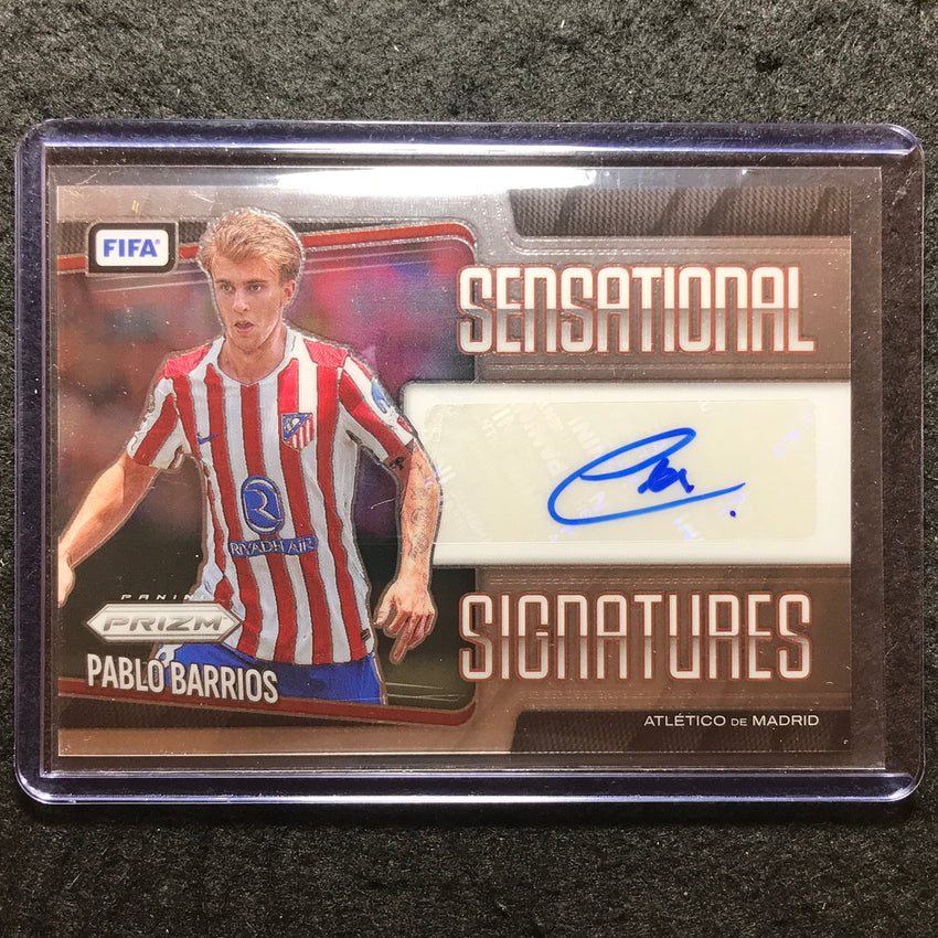 2025-26 Prizm FIFA PABLO BARRIOS Sensational Signatures Auto Base #PB