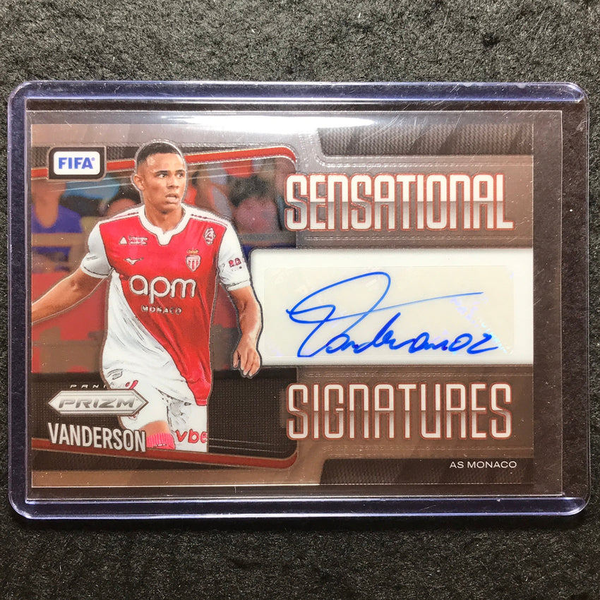 2025-26 Prizm FIFA VANDERSON Sensational Signatures Auto Base #V
