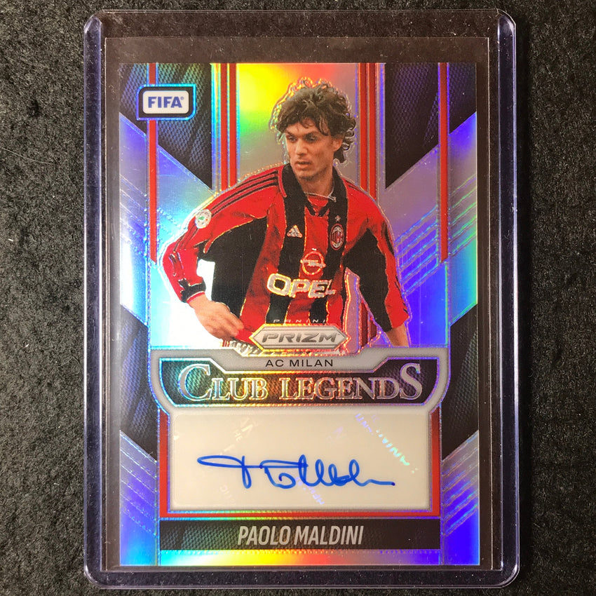 2025-26 Prizm FIFA PAOLO MALDINI Club Legends Auto Silver Prizm 29/49