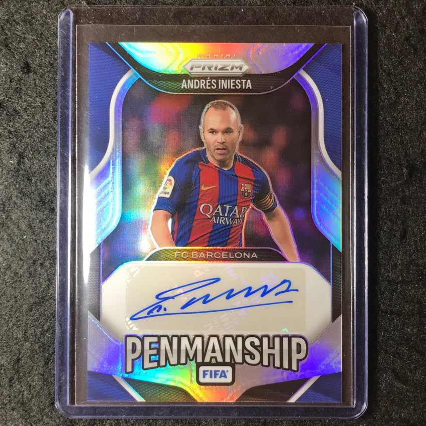 2025-26 Prizm FIFA ANDRES INIESTA Penmanship Auto Silver Prizm 193/199