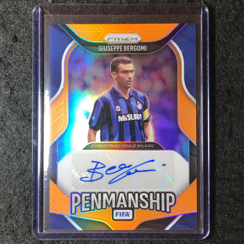 2025-26 Prizm FIFA GIUSEPPE BERGOMI Penmanship Auto Orange Prizm 18/25
