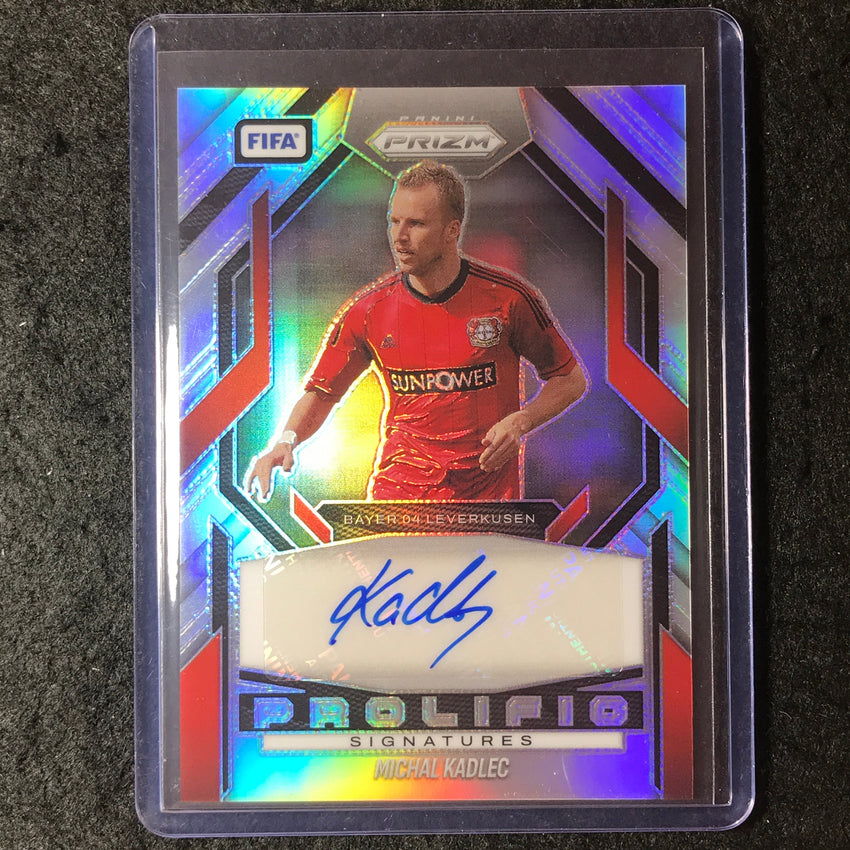 2025-26 Prizm FIFA MICHAL KADLEC Prolific Signatures Auto Silver Prizm 114/199