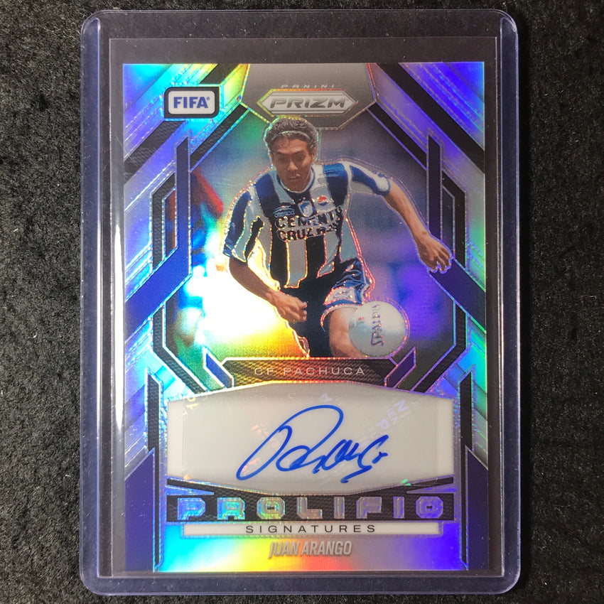 2025-26 Prizm FIFA JUAN ARANGO Prolific Signatures Auto Silver Prizm 15/99