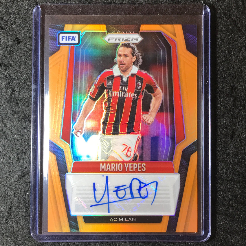 2025-26 Prizm FIFA MARIO YEPES Signatures Auto Orange Prizm 81/99