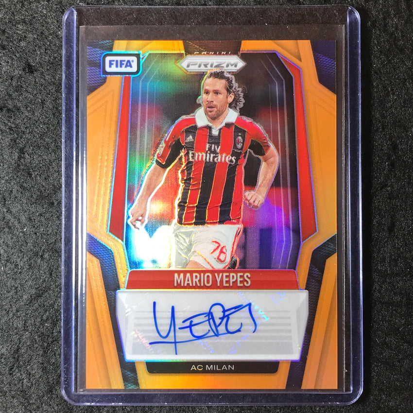 2025-26 Prizm FIFA MARIO YEPES Signatures Auto Orange Prizm 83/99