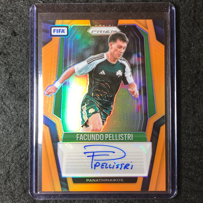 2025-26 Prizm FIFA FACUNDO PELLISTRI Signatures Auto Orange Prizm 20/25