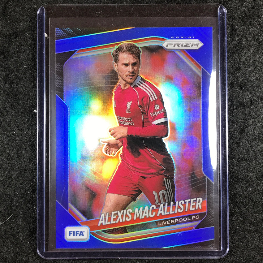 2025-26 Prizm FIFA ALEXIS MAC ALLISTER Blue Prizm /199 #91