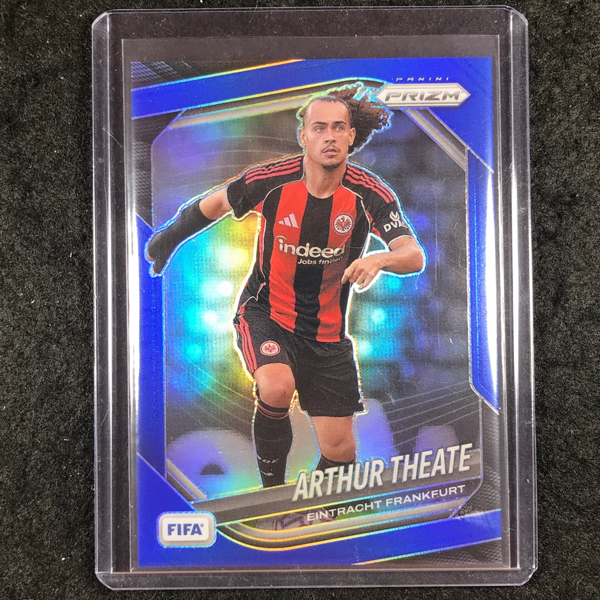 2025-26 Prizm FIFA ARTHUR THEATE Blue Prizm /199 #111